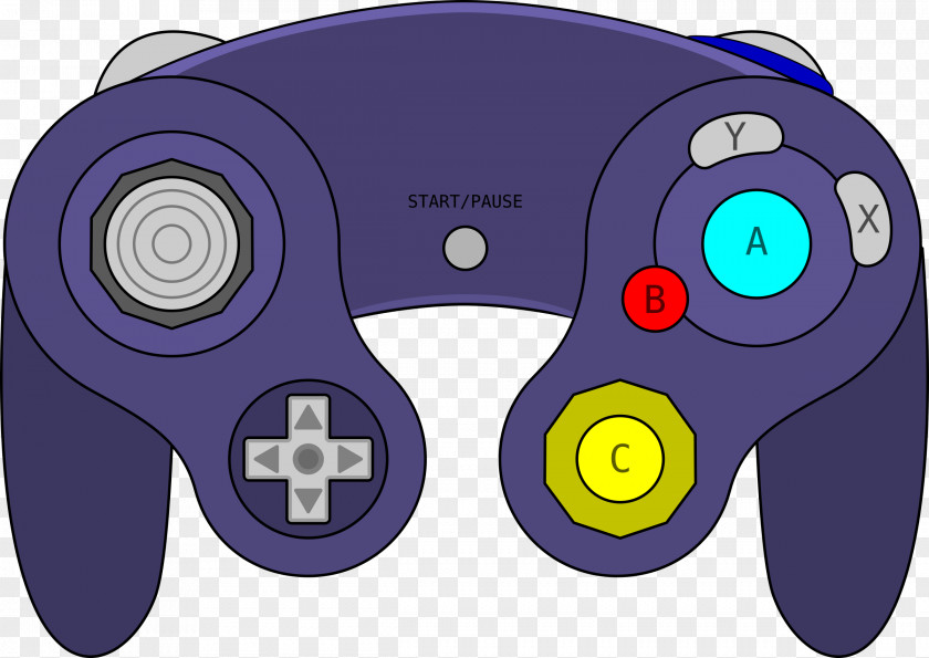 Gamepad GameCube Controller Joystick Game Controllers Clip Art PNG