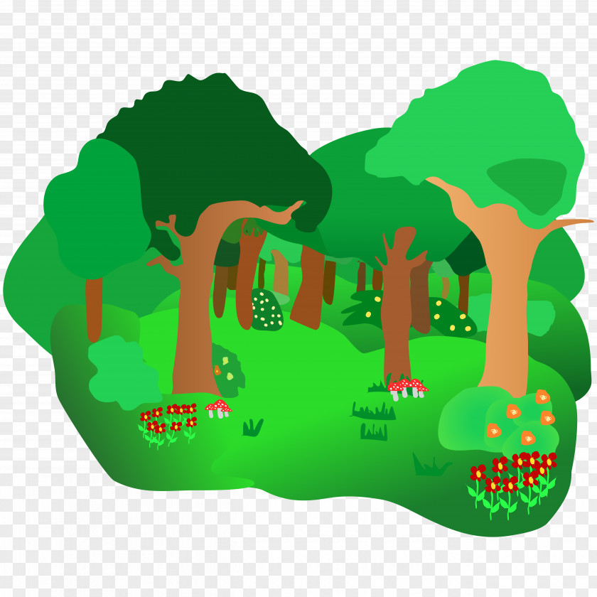 Green Forest Trees Clipart Rainforest Free Content Clip Art PNG