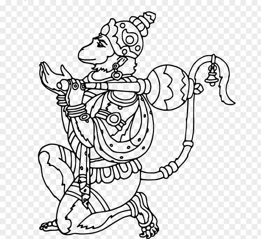 Hanuman Shiva Ganesha Coloring Book Hinduism PNG