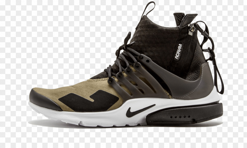 Nike Air Presto Mid Acronym Shoes 844672 Sneakers PNG