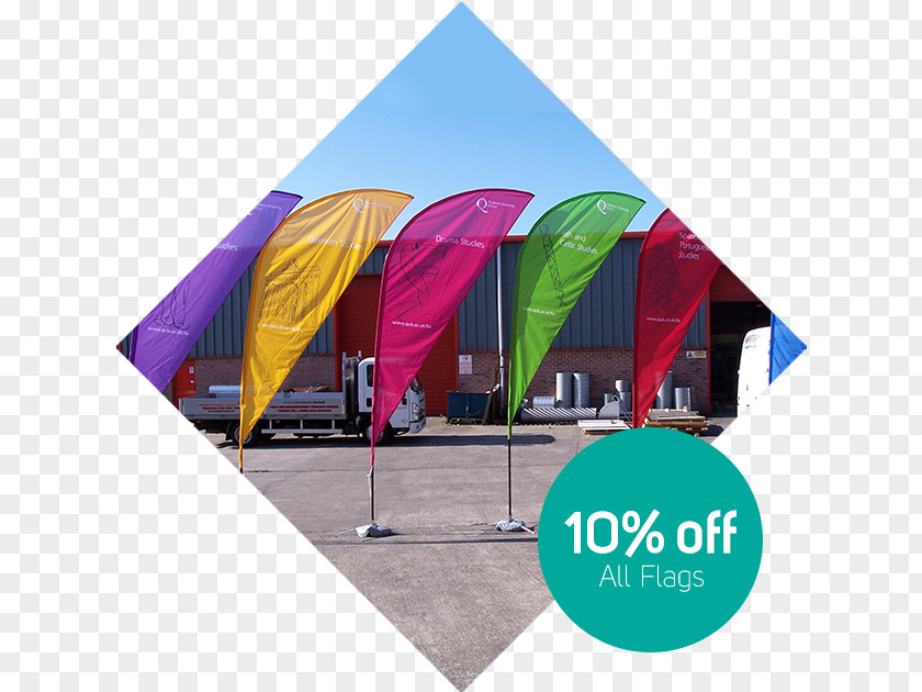 Sign & Display Signage Banner10% Off 4 Corners PNG
