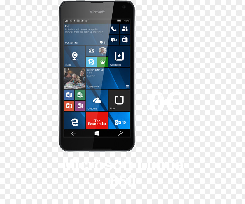 Smartphone Microsoft Lumia 650 Mobile Windows Phone PNG