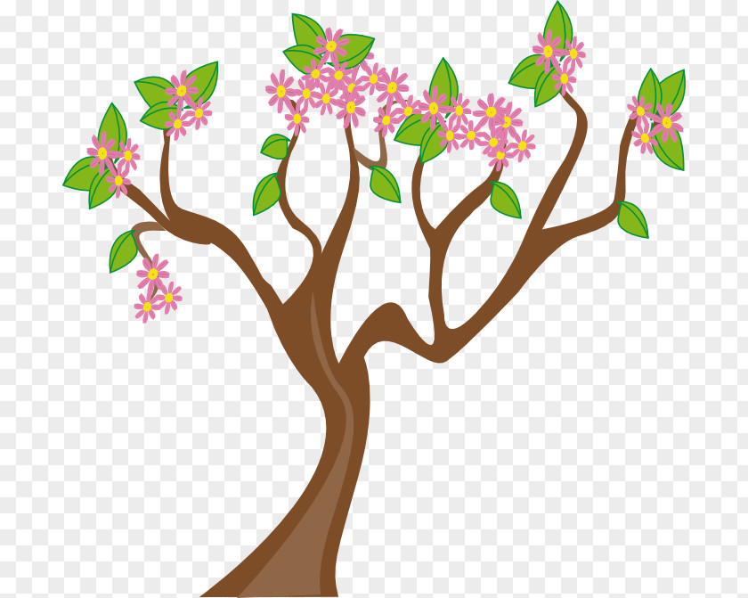 Beautiful Plant Cliparts Tree Spring Clip Art PNG