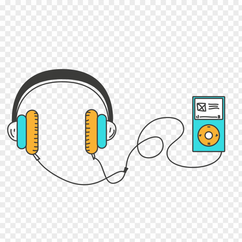 MP3 Headphones Microphone Player PNG