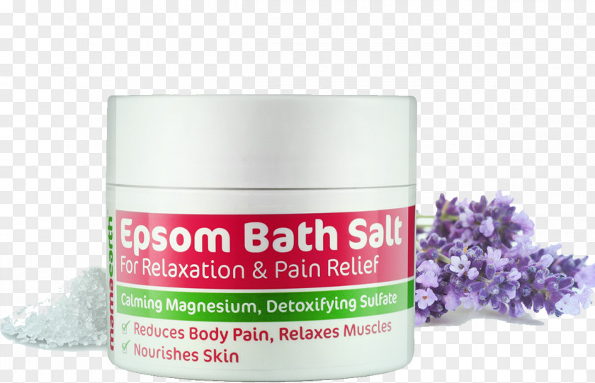 Bath Salt Epsom Salts Magnesium Sulfate Ache PNG