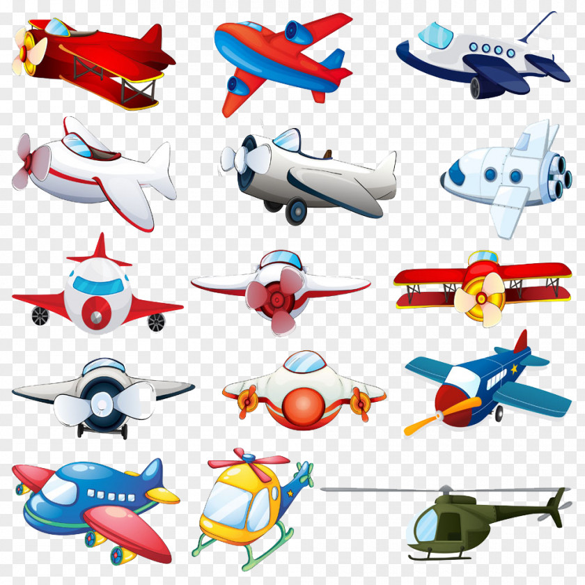 Cartoon Toy Plane Image Airplane Fixed-wing Aircraft Helicopter PNG