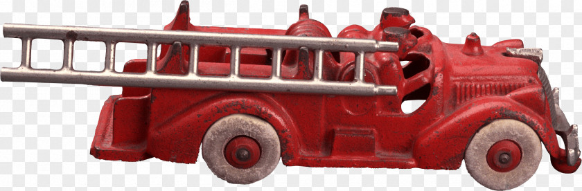 Child Fire Engine Model Car PNG