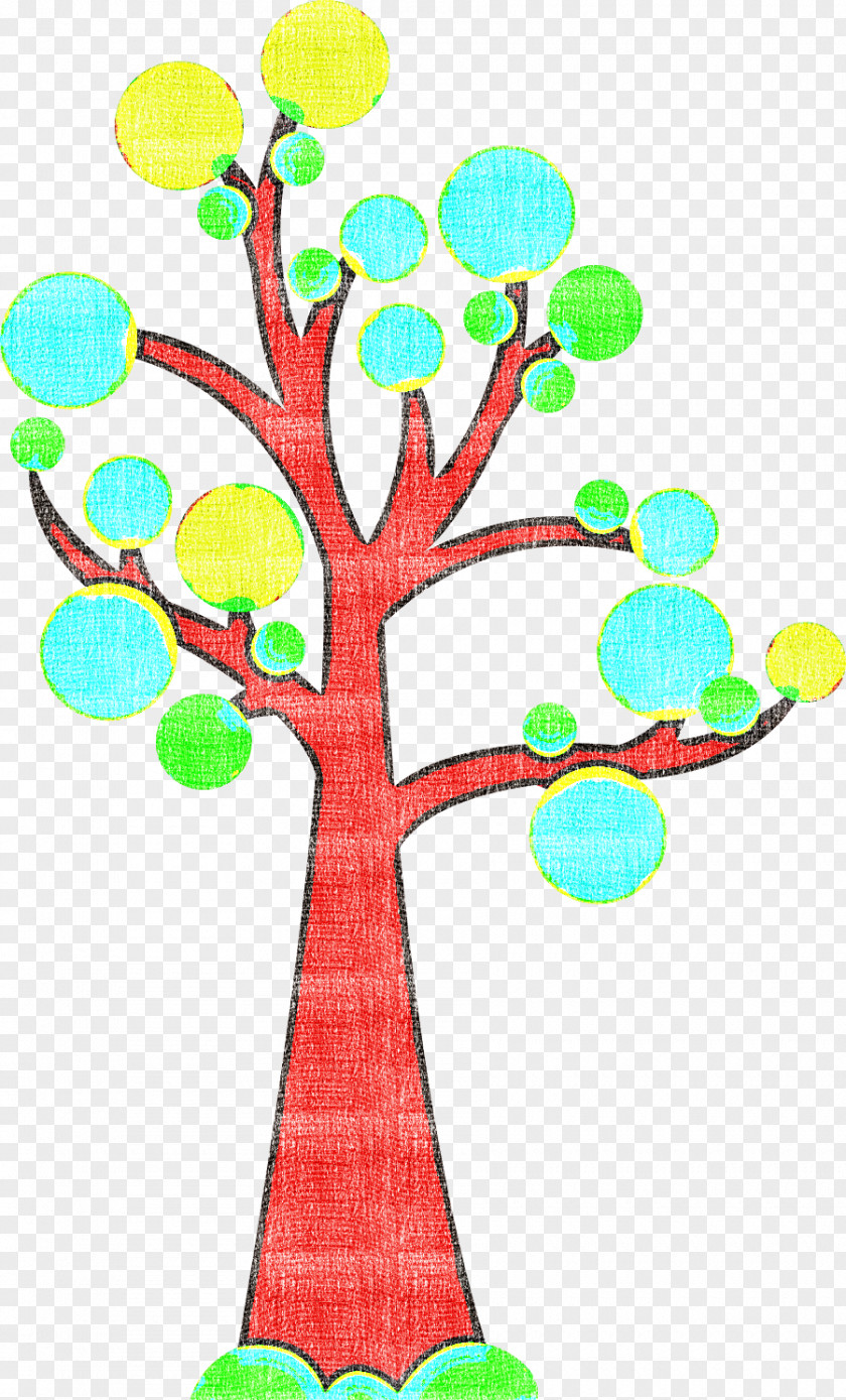 Tree Line Plant Stem Circle PNG