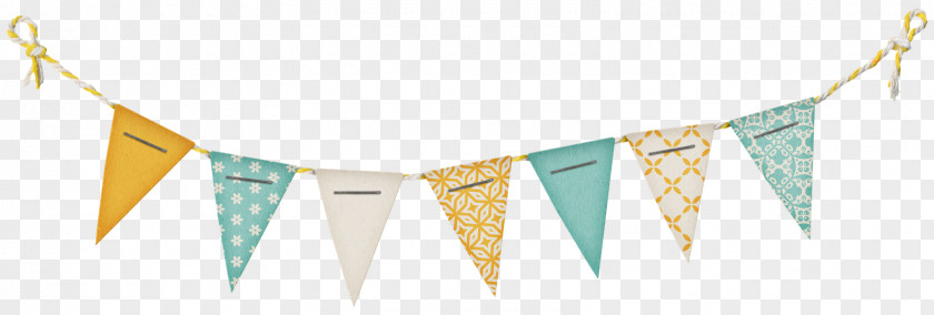 Birthday Banner Paper Flag Bunting Clip Art PNG