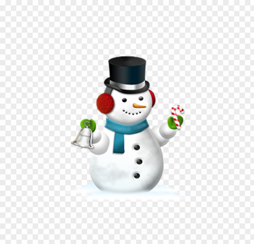 Christmas Snowman Picture Icon PNG