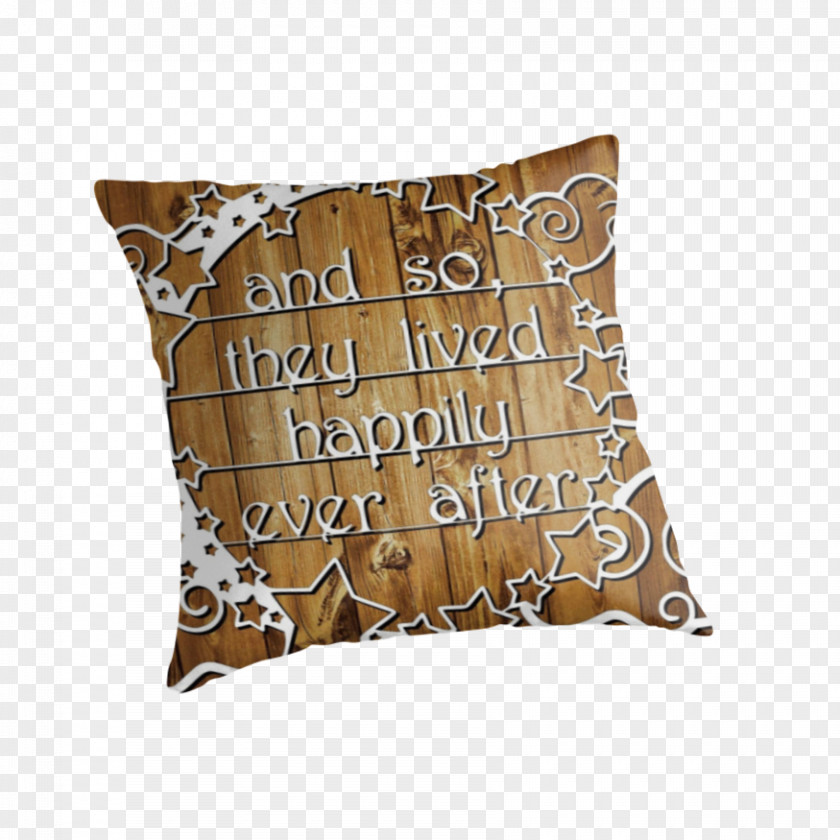 Happily Ever After Throw Pillows Cushion Rectangle Font PNG