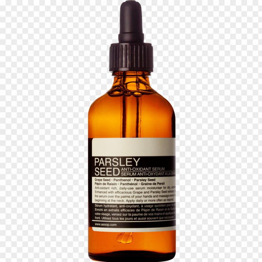 Parsley Aesop Seed Anti-Oxidant Serum Oil Free Facial Hydrating Skin Care Antioxidant PNG