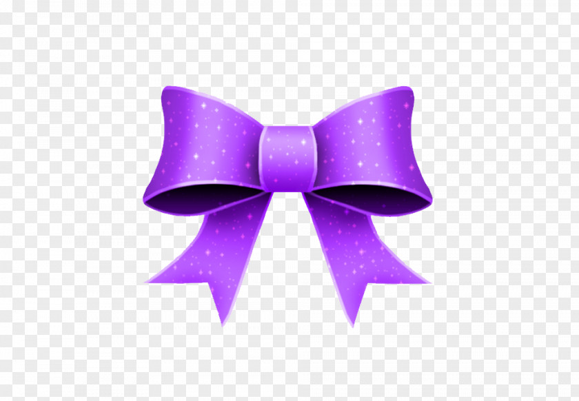 Purple Bow Blue Ribbon Clip Art PNG