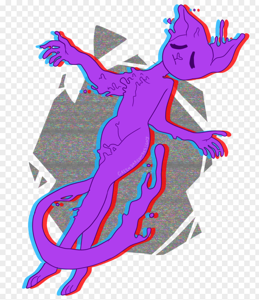 Trippy Much Wow Clip Art Illustration Legendary Creature Pink M PNG