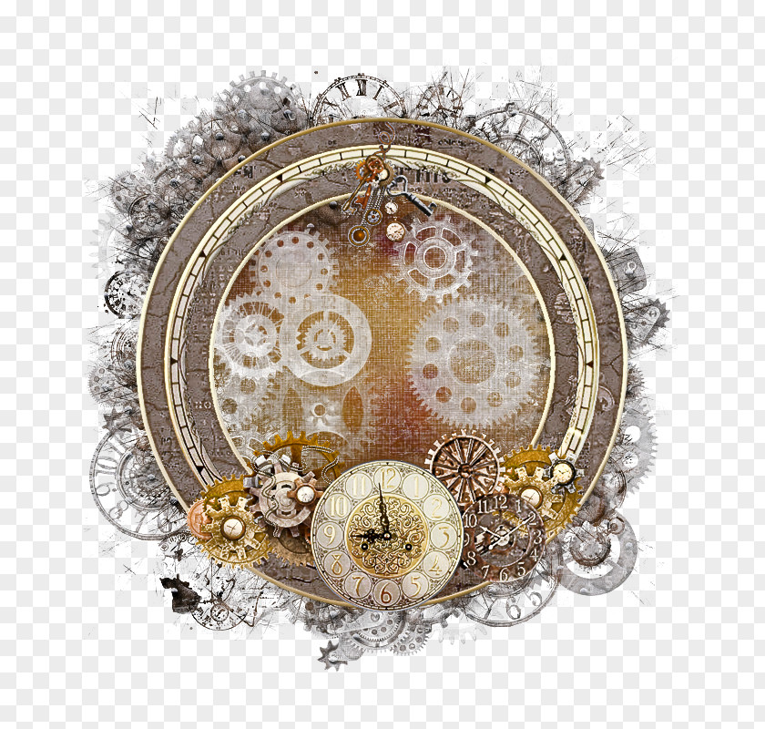 Clock Metal Jewellery PNG