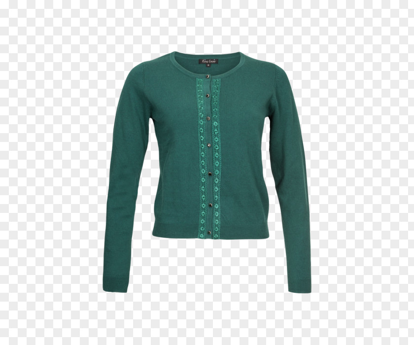 Green Peacock Cardigan Sleeve Turquoise PNG