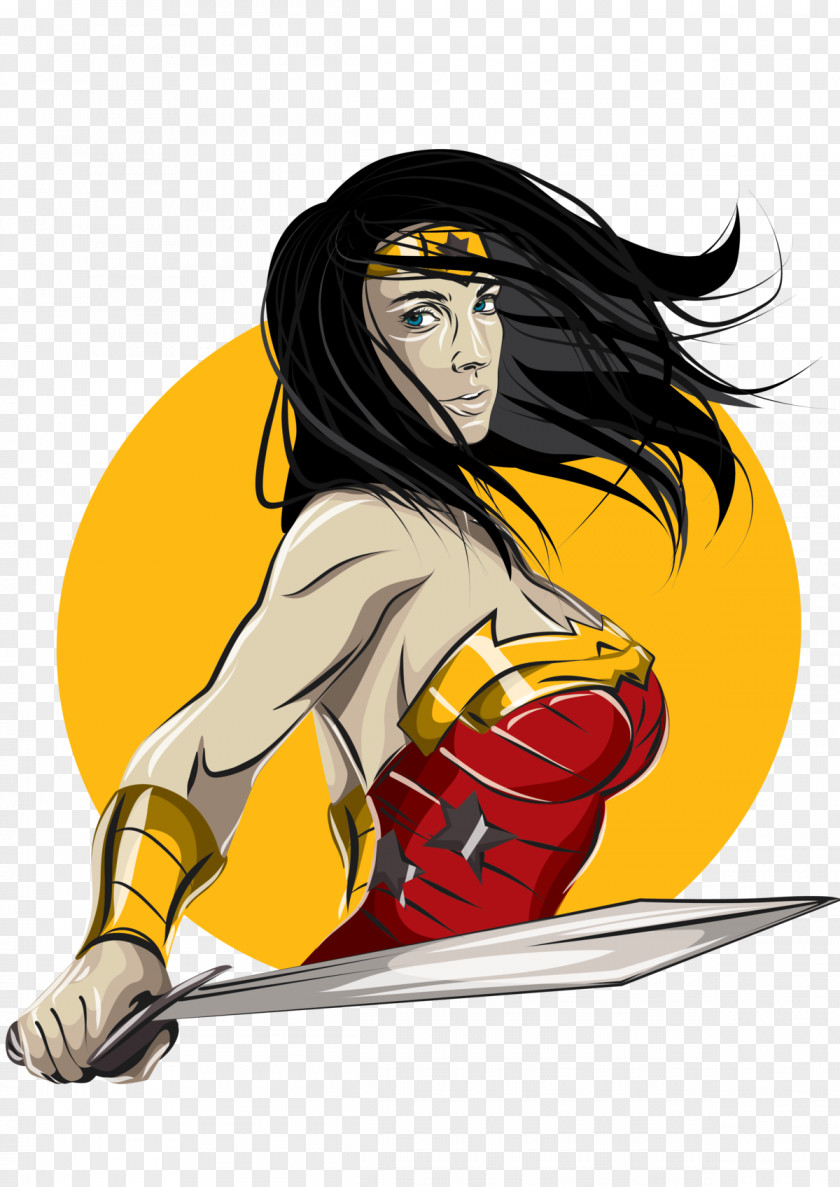 Wonderwoman Fiction Graphic Design Art PNG
