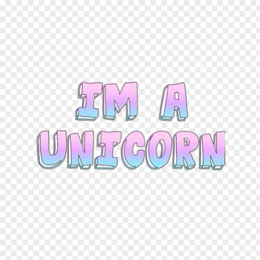 Word Text Unicorn Tumblr Quotation PNG
