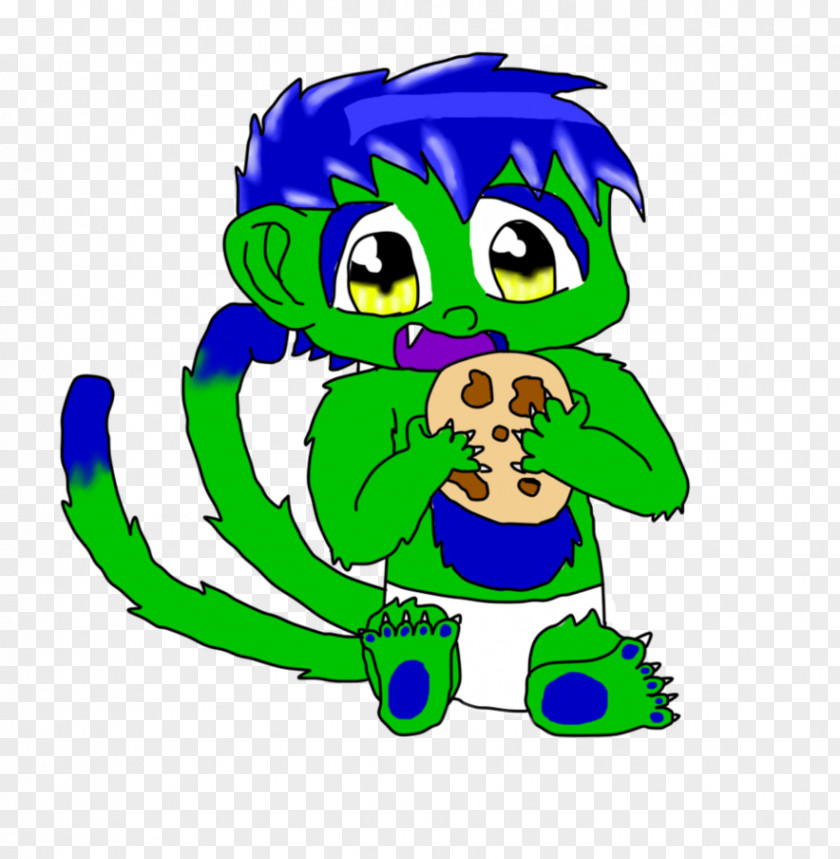 Baby Cookie Monster Green Human Behavior Plant Clip Art PNG