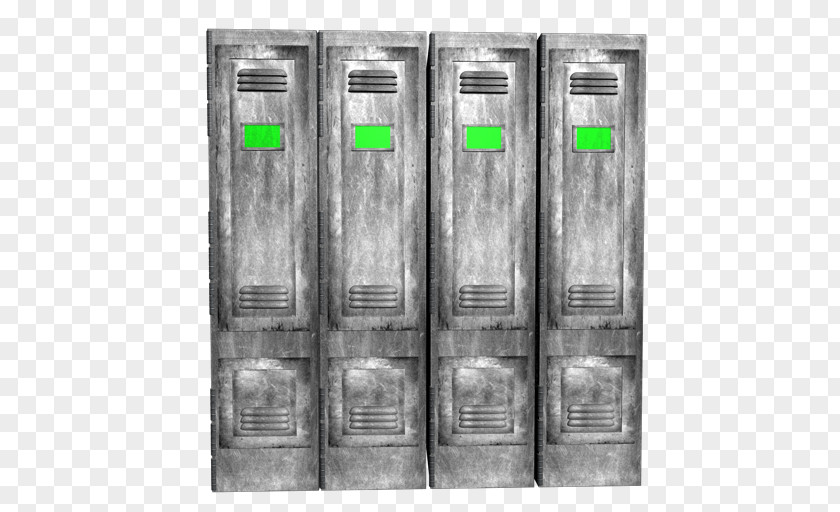 Borderlands Large Locker Closed Black And White PNG