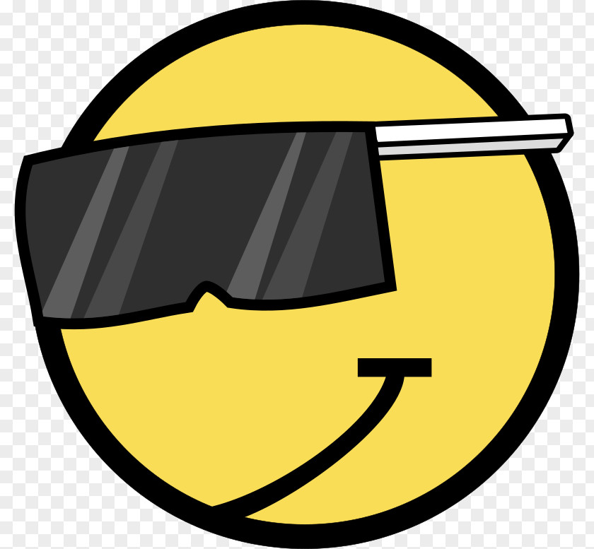 COOLER Smiley Emoticon Drawing Clip Art PNG