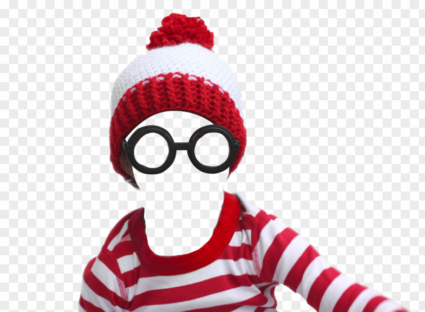Dr Seuss Where's Wally? T-shirt Crochet Halloween Costume Beanie PNG