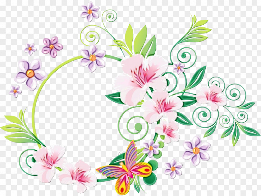 Floristry Visual Arts Watercolor Floral Background PNG