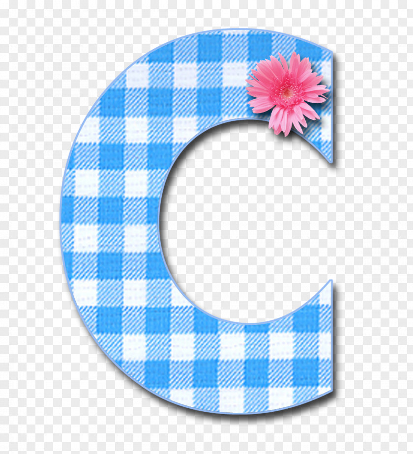 Gingham La Vie Chic Blue Plate Color PNG