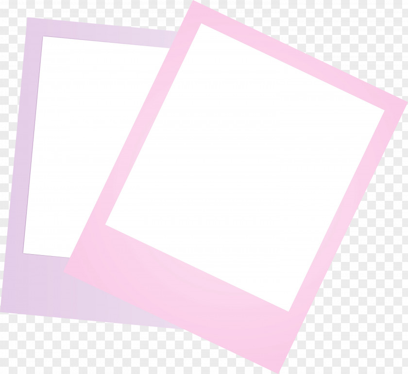 Paper Angle Line Pink M Font PNG