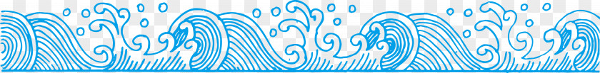 Wave Spray Pattern China Water Motif Wind Japanese Rebus Monogram PNG