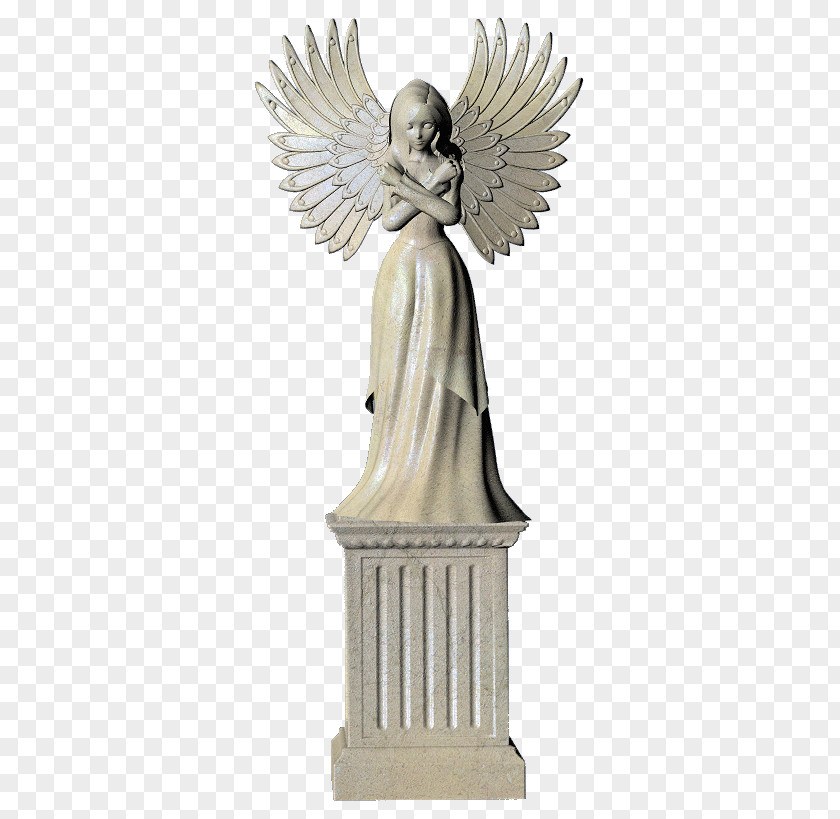 Angel Statue Bronze Sculpture Figurine Classical PNG