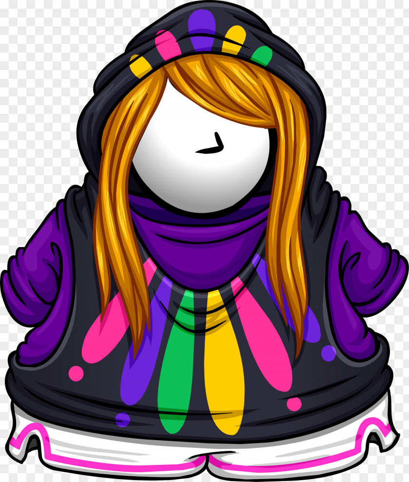 Cartoon Violet Penguin PNG