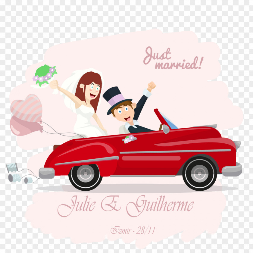 Just Married Wedding Invitation Photography Clip Art PNG