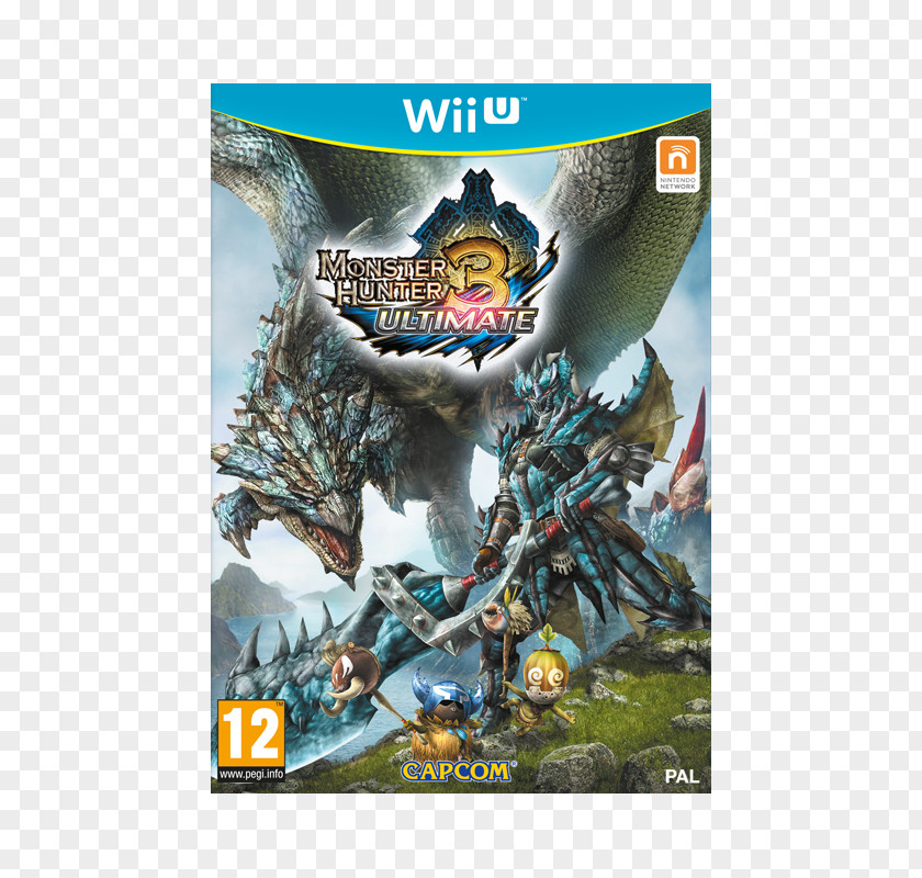 Monster Hunter 3 Ultimate Tri Wii U Portable 3rd PNG