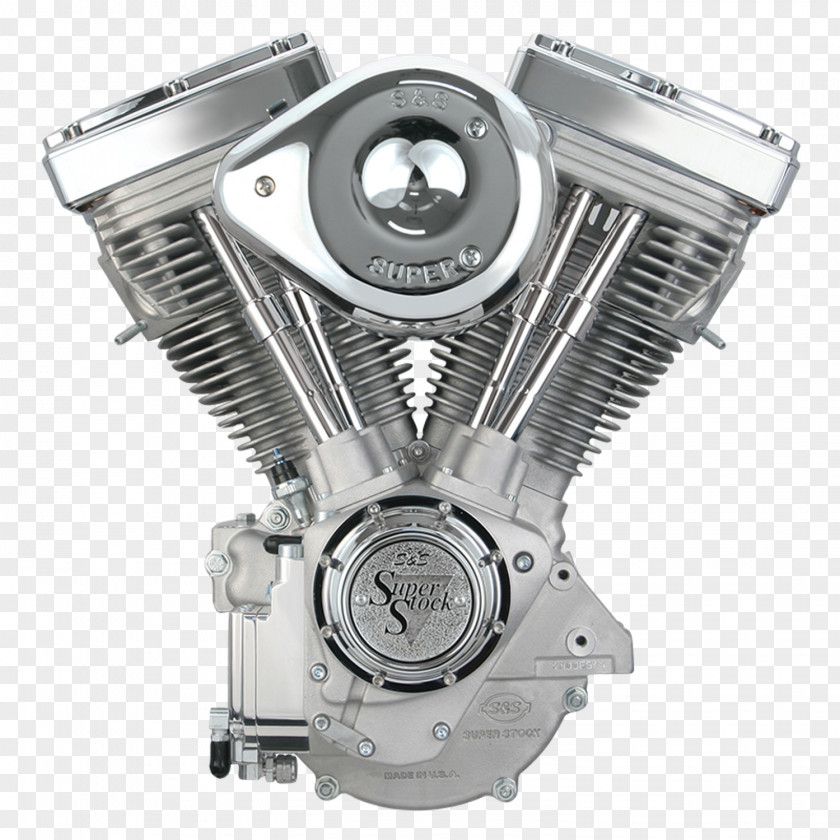 Motorbike Harley-Davidson Evolution Engine S&S Cycle Motorcycle PNG