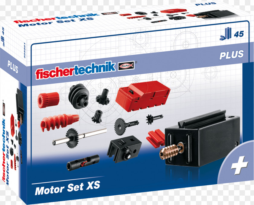 Toy Fischertechnik Motor Set XS Dynamic Plus PNG