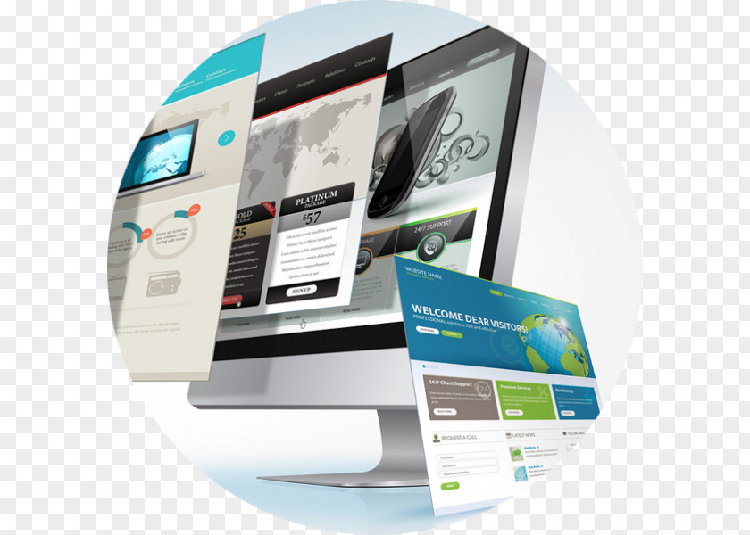 Web Design Development Responsive Digital Marketing Banner PNG