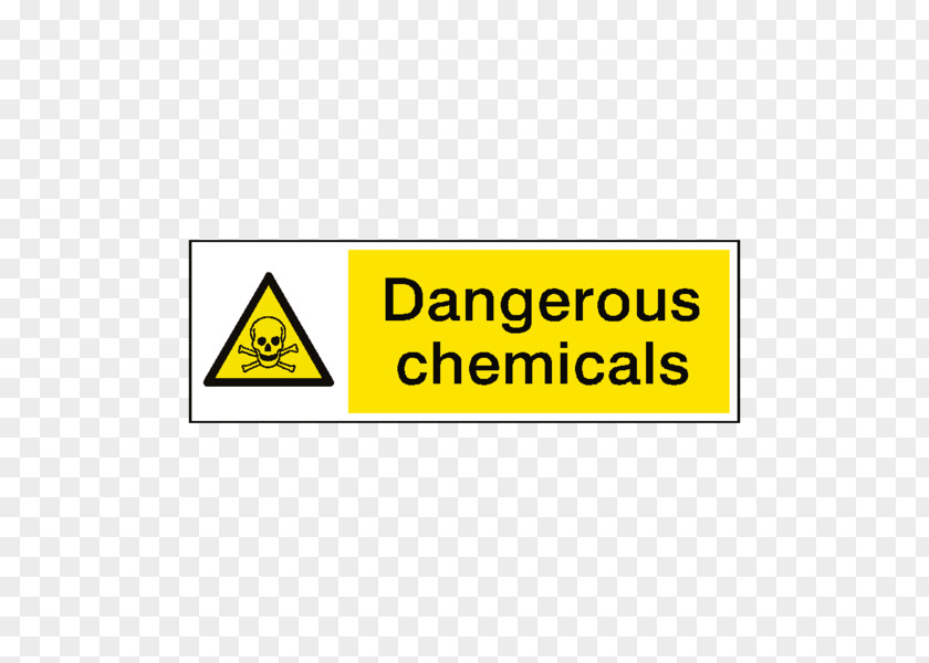 Chemical Substance Hazard Safety Warning Sign PNG