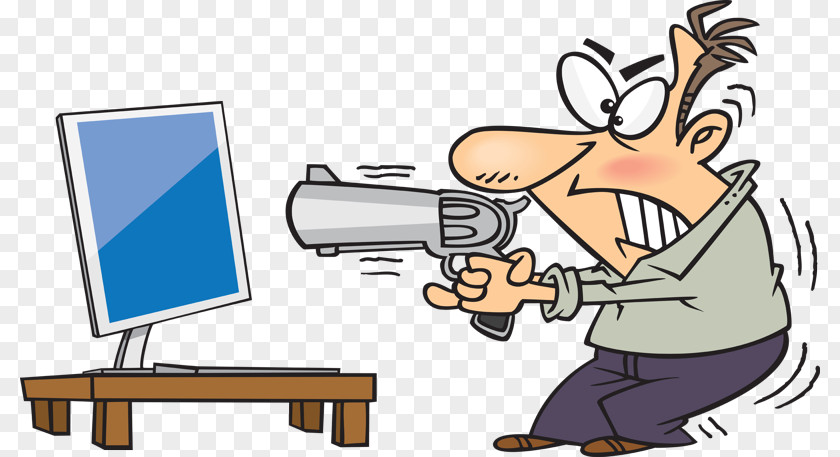 Computer Cartoon Clip Art PNG