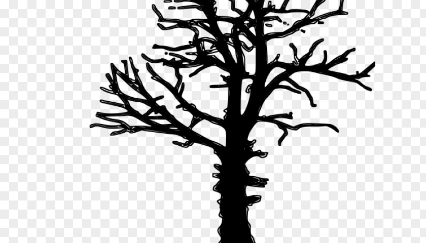 Dead Tree Drawing Clipart Clip Art Vector Graphics Silhouette PNG