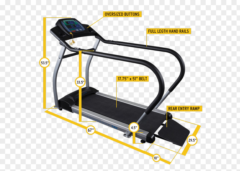 Fitness Treadmill Elliptical Trainers Exercise Equipment Endurance PNG