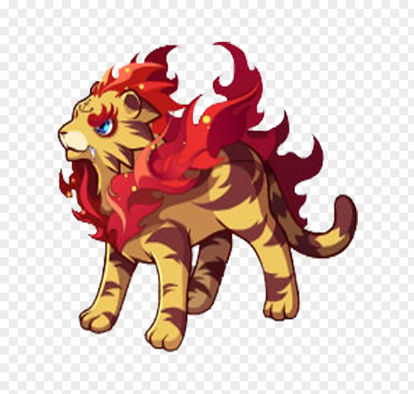 Good Little Fire Tiger Lion U6d1bu514bu738bu56fd Chinese Zodiac PNG