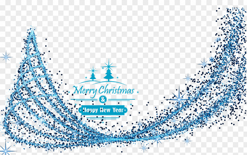 Gorgeous Glow WordArt Vector Christmas Light PNG