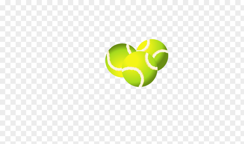 Green Tennis Ball Logo Art Wallpaper PNG