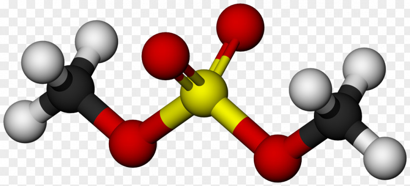 Science Dimethyl Sulfate Molecule Chemistry Methyl Group Ball-and-stick Model PNG