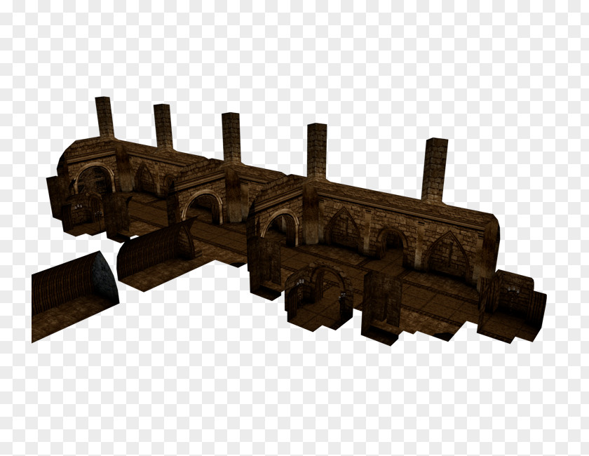 Sepia Ranged Weapon Wood PNG