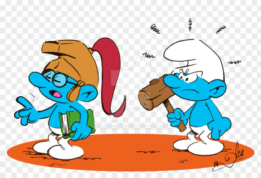 Smurf Head Grouchy Papa Brainy Smurfette Clumsy PNG