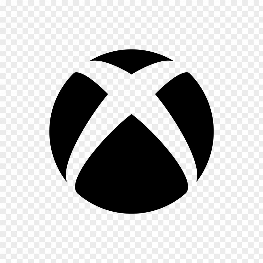 Xbox Black 360 One Logo PNG