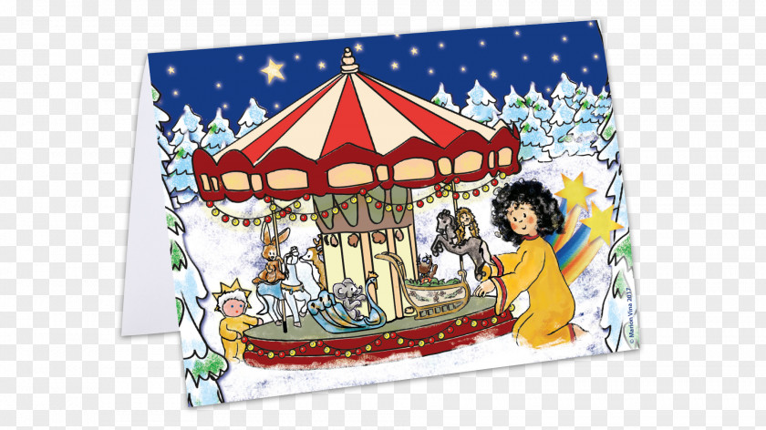 Christmas Carousel Ornament PNG