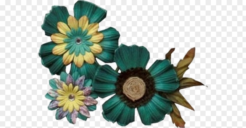 Cut Flowers Turquoise Petal PNG
